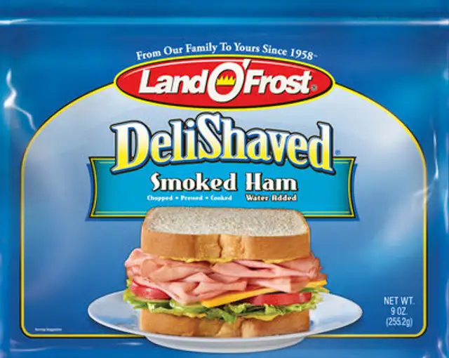 Delishaved smoked ham