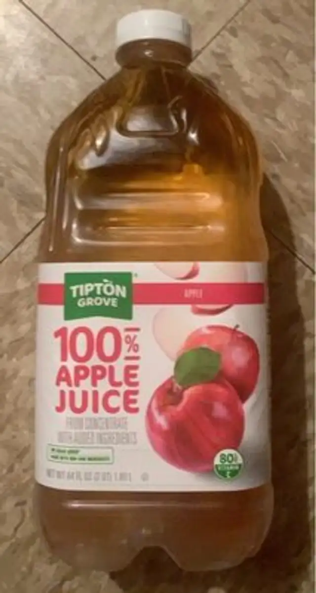 100% Apple Juice From Concentrate