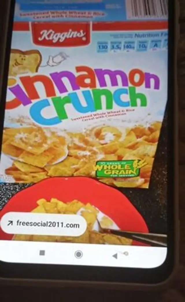 Sweetened Whole Wheat & Rice Cereal With Cinnamon