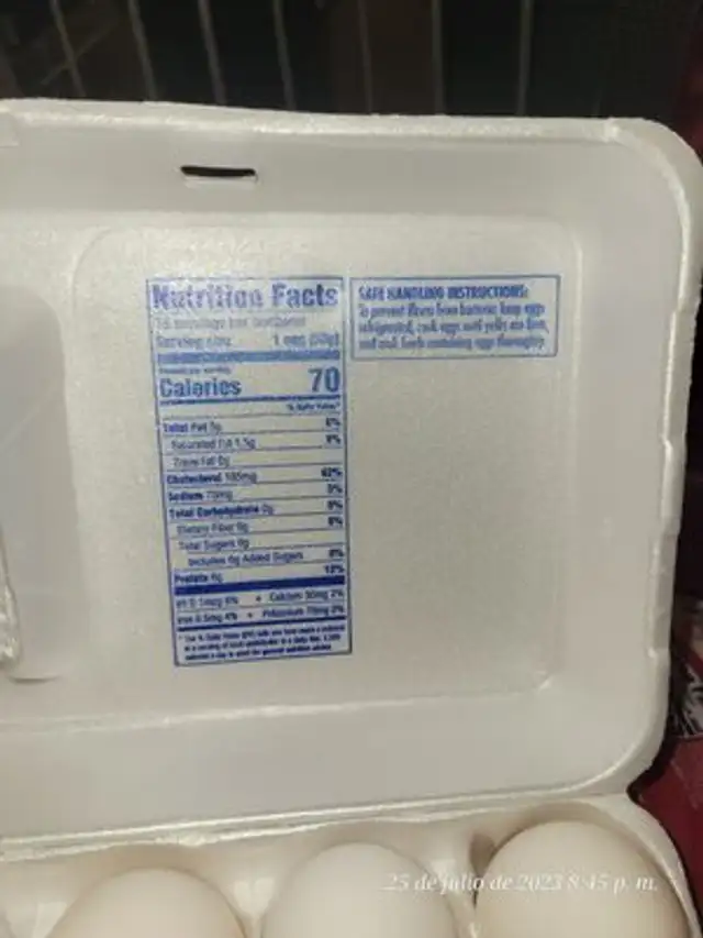 Hotdog Buns ingredients label