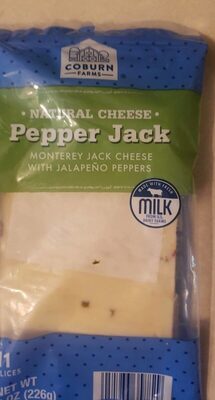 Coburn farms natural pepper jack cheese