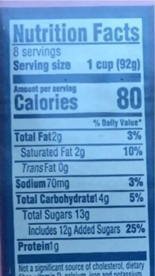 Creme parfait gelatin dessert variety pack nutrition facts table