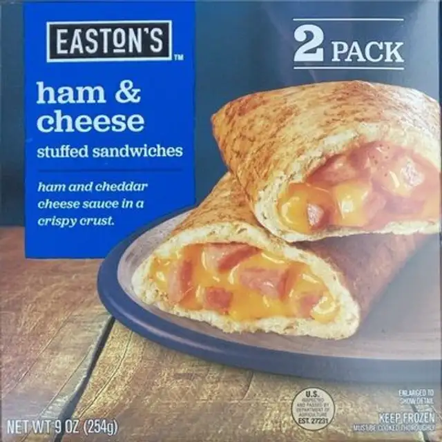 ham & cheese stuffed sandwiches