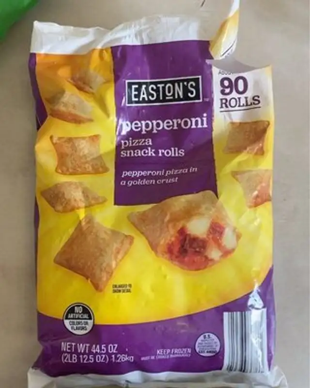 Pepperoni pizza snack rolls
