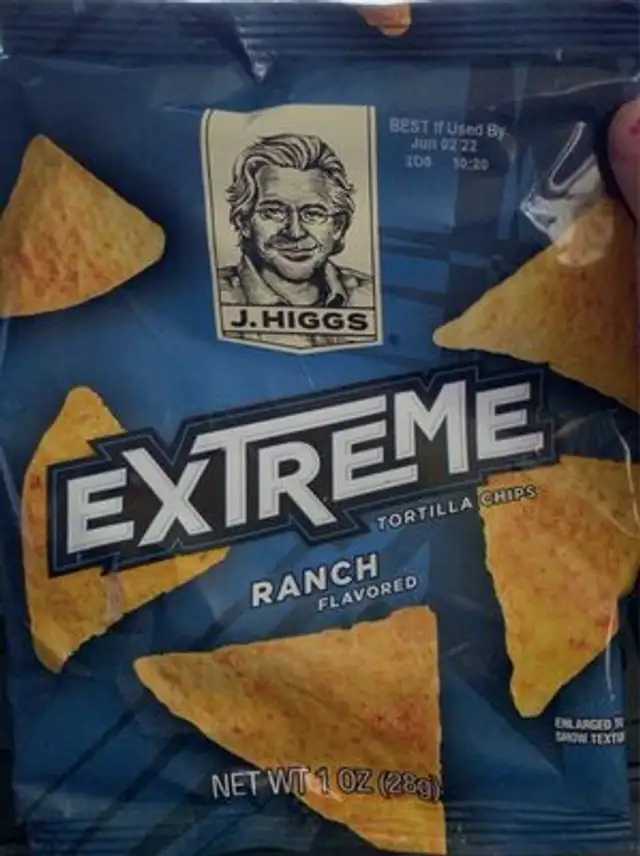 J. Higgs EXTREME Ranch Flavored Tortilla chips