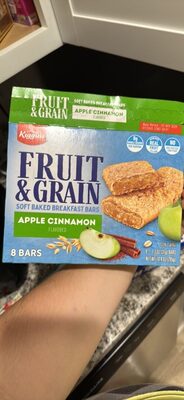 SOFT BAKED BREAKFAST BARS APPLE CINNAMON FLAVORED