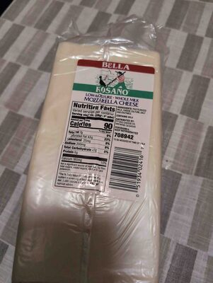 Low-Moisture Whole Milk Mozzarella Cheese