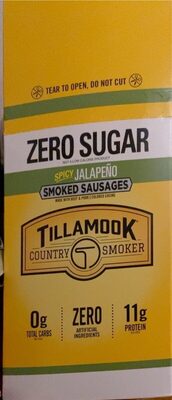 Spicy jalapeño smoked sausages