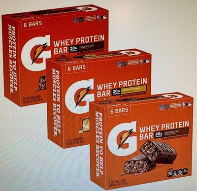 Gatorade Whey protein bars