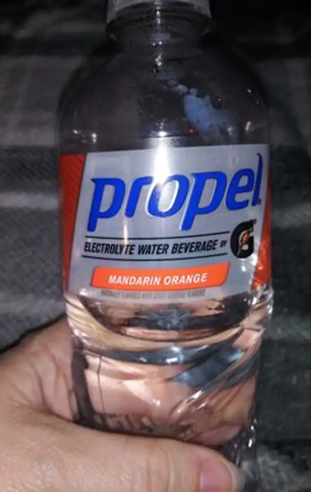 Mandarin orange electrolyte water beverage, mandarin orange