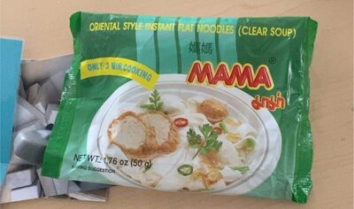 Oriental stule instant flat noodles (clear soup)
