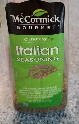 Italian Seasoning 12/6.25 OZ front packaging