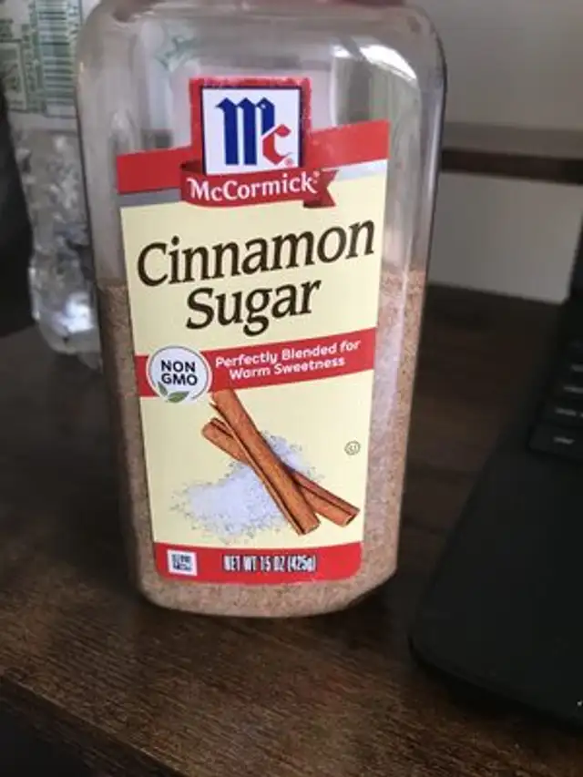 Cinnamon Sugar nutrition facts table