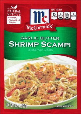 Garlic butter shrimp scampi