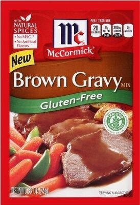 Gluten free brown gravy mix