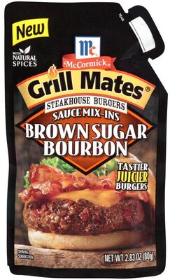 Mccormick, grill mates, brown sugar bourbon sauce mix-ins