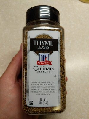 Thyme Leaves front packaging