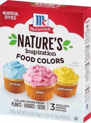 Natures inspiration food colors