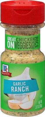 Garlic ranch seasoning front packaging