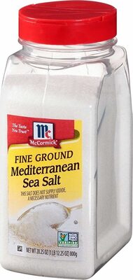 Fine mediterranean sea salt nongmo