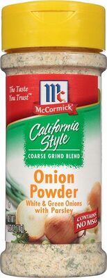 California style onion powder
