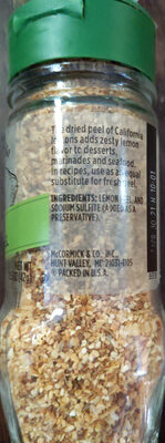 California Lemon Peel