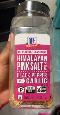 All Purpose Seasoning Himalayan Pink Salt With Black Pepper And Garlic