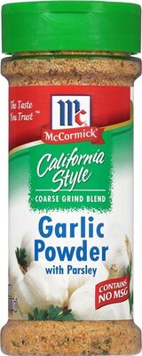 Mccormickcalifornia style garlic powder with parsley
