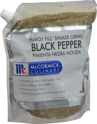 Handy fill shaker grind black pepper