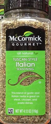 Italian Seasoning Tuscan Style front packaging