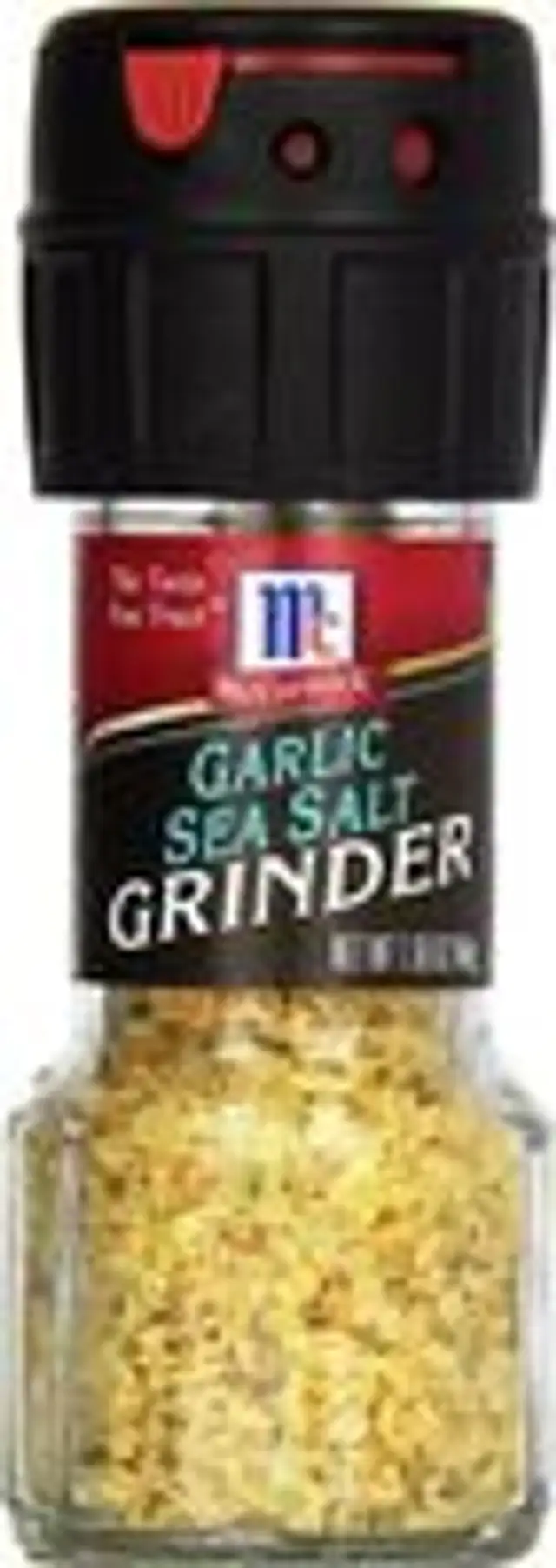 Garlic sea salt grinder