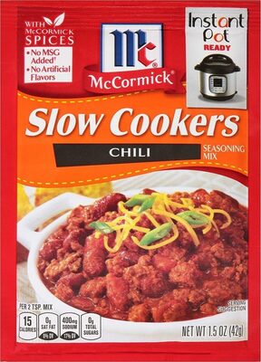 Slow cookers chili seasoning mix