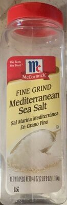 Fine grind Mediterranean sea salt