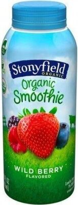 Organic Wild Berry Lowfat Yogurt Probiotics Smoothie