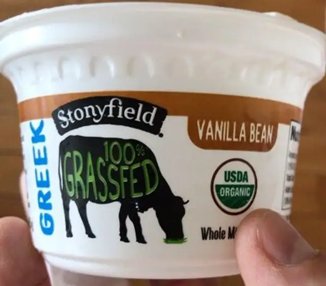 Greek 100% grassed vanilla bean