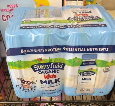 Stonyfield organiz kids milk