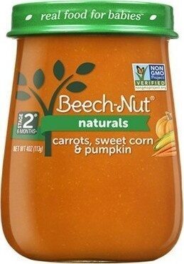 Beech nut naturals pureed baby food