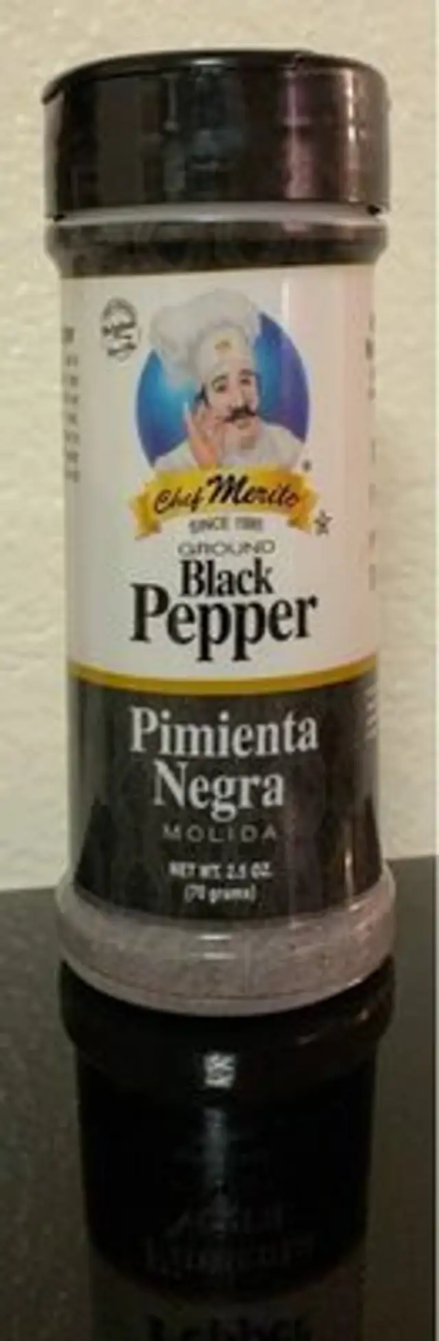 ground black pepper
