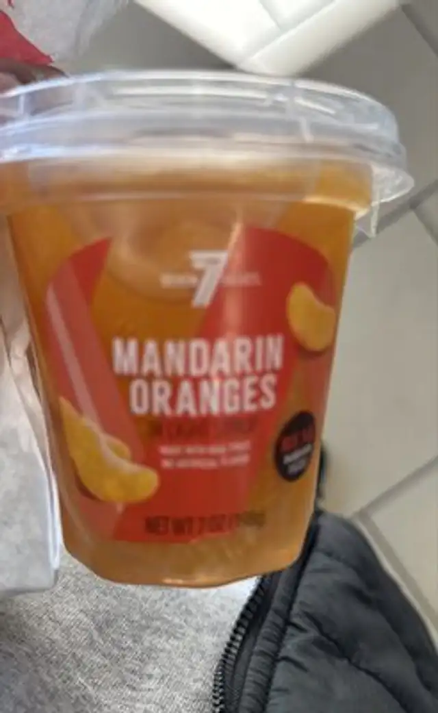 Mandarin oranges front packaging