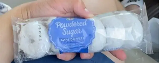Powdered sugar donuts