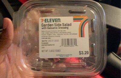 Garden Side Salad With Balsamic Dressing