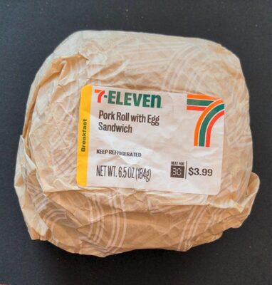 Pork Roll with Egg Sandwich