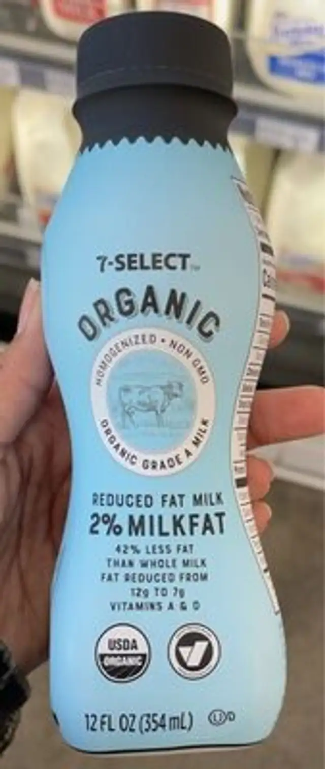 Organic grade a milk
