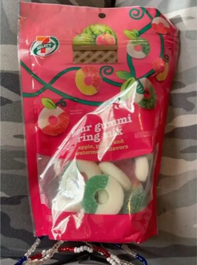 Sour gummy ring mix