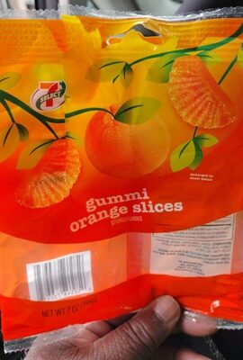 7s Gummi orange slices 7 oz