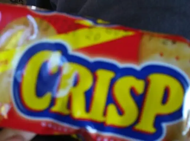 Crisp ingredients label
