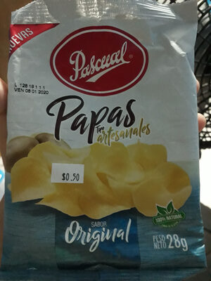 Papas tipo artesanal