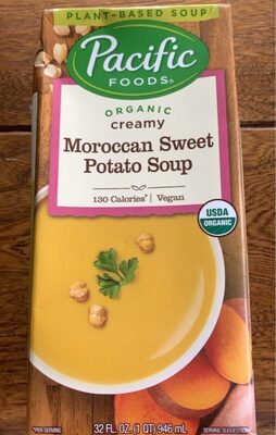 Moroccan Sweet Potato Soup front packaging