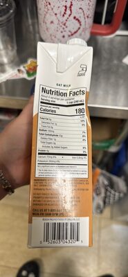 Oat Milk front packaging