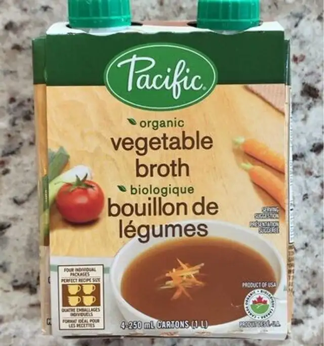 Organic vegetable broth